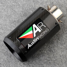 德尔雷摩托车 cb400 xjr400 黄龙600 300改装排气管ar排气管 忍者250