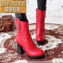 【女士半高跟皮鞋】价格_图片_品牌