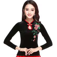 【黑色金丝绒上衣】价格_图片_品牌