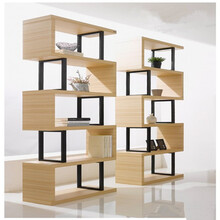 玲花 货架办公书厨收纳柜精品货柜仓储货架展示柜屏风隔断书架饰品架商品超市展示架 6层长120*宽30*高227