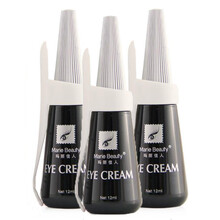 玛丽佳人 假睫毛胶水 双眼皮贴胶水 美目胶 双眼皮定型胶 防过敏假睫毛胶水黑色 黑盖黑色胶水12ml(三瓶装)