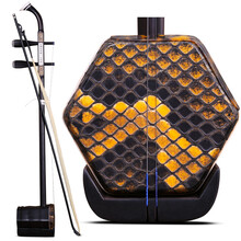 依之木 黑檀二胡 二胡民族乐器 考级演奏二胡 可选蟒皮 送配件 乐器