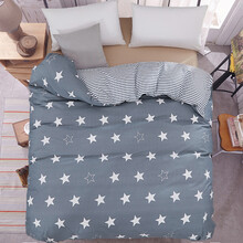 布美莱 纯色被套单件非纯棉卡通儿童学生宿舍1.2米1.5m床斜纹印花单双人被罩 星空漫步 1.5x2.1m 单被套