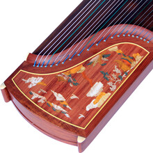 敦煌古筝694L牡丹荷塘月色荷花/694MLL金色年华红木古筝五彩呈祥694LC祥云 694L-A山水出厂