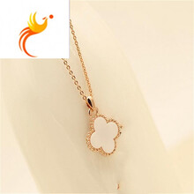 【黑色四叶草项链】价格_图片_品牌