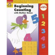 Evan Moor 学习起跑线 和鹅妈妈练数数 幼儿园小中大班 The Learning Line Beginning Counting with Mother Goose PreK K