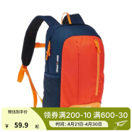 迪卡侬（DECATHLON）户外双肩包儿童运动背包轻便登山包学生书包KIDD 中国红 15升（成人儿童通用款）