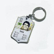 肴盛足球迷钥匙扣曼联葡萄牙卡卡内马尔国家队世界杯亚克力书包挂件男 足球压克力钥匙扣(卡卡91)