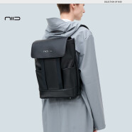 NIID NEO通勤小众高级感双肩包女时尚13吋电脑包背包男双肩包BP 玄武黑