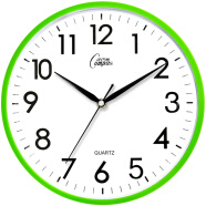 康巴丝（COMPAS）挂钟 创意简约钟表客厅石英钟表挂墙时钟 c2855 绿色