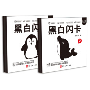 优优鼠婴幼儿视觉潜能激发卡 黑白卡 宝宝早教卡 0-12个月早教追视卡（套装共2盒）