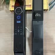 全自动人脸识别成都当天安装智能锁指纹密码带屏幕监控手机开锁 【Jan835】红灯笼人脸识别