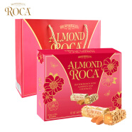 乐家（AlmondRoca）美国进口扁桃仁巧克力糖果零食情人节生日礼物女原味礼盒500g