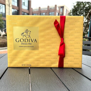 歌帝梵（Godiva） 心形黑巧克力混装 歌帝梵巧克力礼盒27  圣诞节礼物 歌帝梵金装27粒礼盒320克