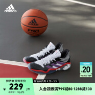 adidas哈登STEPBACK签名版实战篮球运动鞋男子阿迪达斯官方EH1995 黑/白/紫 42(260mm)