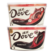 德芙（Dove）新货巧克力礼盒装碗装喜糖伴手礼新老包装随机发 【2碗】香浓黑巧+摩卡榛仁