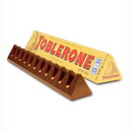 Toblerone瑞士三角4种口味白巧克力+黑巧+葡萄干+牛奶巧克力  进口巧克力休闲零食 牛奶巧克力100g*1条