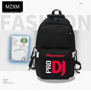 MZXM Pro PIONEER先锋DJ夜店打碟男女个性青少年学生双肩背包大容量 黑色1