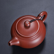 巨贸大容量紫砂壶500ml原矿大号泡茶壶仿古纯手工球孔过滤单壶茶具 500ml 大红袍：发财壶 401mL(含)-500mL(含)
