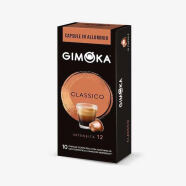 意沫咖 意大利进口GIMOKA意式香浓胶囊咖啡(兼容nespresso小米心想 (铝壳)意式经典(浓度12)