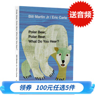 英文原版绘本Polar Bear  What do you hear北极熊 卡尔爷爷 廖彩杏 纸板书