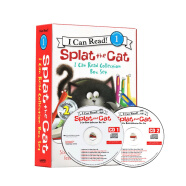 汪培珽书单推荐 I Can Read 英文原版 啪嗒猫16册+ 2CD Splat The Cat 儿童自主阅读