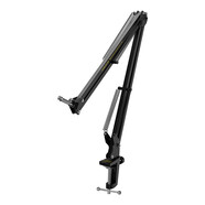 7RYMS七语（7RYMS）多功能有线领夹麦克风采访录音直播收音麦vlog手机相机外接麦克风 悬臂支架