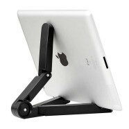 IUWL 平板支架iPad桌面支撑架平板电脑床头支架视频多角度金属适用苹果三星华为手机通用款 标准版-黑色【手机/平板 通用型支架】 VOYO平板Q101/i8/Vbook等系列