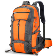 户外尖锋 户外登山包大容量旅行背囊野营双肩背包  橘色 36-55L