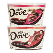 德芙（Dove）新货巧克力礼盒装碗装喜糖伴手礼新老包装随机发 【2碗】摩卡榛仁+什锦三口味