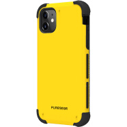 普格尔（PureGear）适用苹果11/12/13/14/15promax手机壳iphone14promax保护套15pro手机套新款防摔男款镜头全包高端 黄色 【6.1】苹果12/12Pro通用