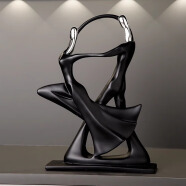 福美林（FUMEILIN）欧式客厅家居装饰品创意电视柜酒柜抽象工艺品摆件雕塑艺术品礼品 双人华尔兹
