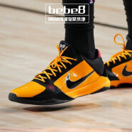 耐克【严选好物】Nike Zoom Kobe5 ZK5 Chaos 科比五代男子篮球鞋 黑黄李小龙CD4991-700 43