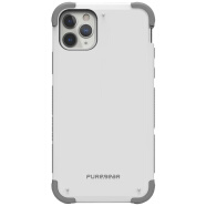 普格尔（PureGear）适用苹果11/12/13/14/15promax手机壳iphone14promax保护套15pro手机套新款防摔男款镜头全包高端 白色 【6.1】苹果12/12Pro通用