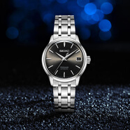 精工（SEIKO）女表日本原装鸡尾酒灵感黑盘钢带透防水机械手表SRP837J1生日礼物 1生日礼物