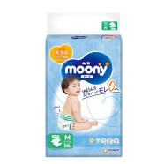 MOONY尤妮佳进口纸尿裤 畅透婴儿尿不湿 中号M56片（6-11kg）