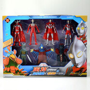 奥特曼玩具套装杰克初代赛文泰罗面具关节超可动声光怪兽人偶 奥特曼打怪兽套装1