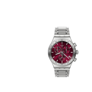 斯沃琪（Swatch）瑞士手表 金属系列 布朗尼蛋糕 新年礼物美拉德石英男女表YLG701 色彩金属·酒红 YVS499G