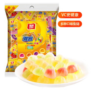 雅客 V9夹心果汁软糖维生素水果糖果 四种口味集锦装508g(约80颗)