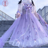 洛丽塔2020秋款萝莉塔厂原创设计日系洋装公主裙女学生学院风连衣裙女Lolita 紫色jsk 均码