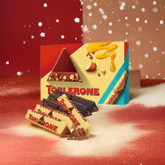 三角（Toblerone）瑞士黑巧克力牛奶巧克力 年货礼盒600g 休闲零食生日礼物女