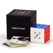 【奇艺魔方】valk3powerM磁力版mini无缺影6阶烨7阶无极无华 Valk3 power彩色