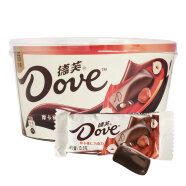 德芙（Dove）新货巧克力礼盒装碗装喜糖伴手礼新老包装随机发 【1碗】摩卡榛仁243g(18条)
