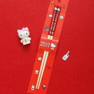 HELLO KITTY（凯蒂猫）筷子家用儿童专用10双竹筷可爱单人装创意网红一人一筷玉桂狗餐具 凯蒂猫1双装