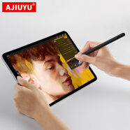 AJIUYU 触控笔联想手写笔平板电脑电容笔Miix520/YOGA/TAB5/4/3绘画写字笔 黑（POM笔尖）三系统模式主动式触控笔  二合一平板笔记本Miix710/700/720