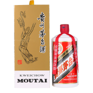 茅台（MOUTAI）贵州茅台酒 53度飞天茅台 酱香型白酒 53度 750mL 1瓶 (单瓶装)