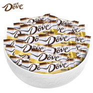 德芙（Dove）德芙巧克力散装500g大块红色婚庆喜糖6g节日糖果送女友礼物 德芙丝滑牛奶巧克力500g（约78条）