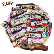 德芙（Dove）德芙巧克力散装500g大块红色婚庆喜糖6g节日糖果送女友礼物 德芙巧克力散装混合500g（约78条）