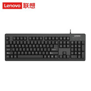 联想（lenovo）键盘 有线键盘 K4800S 电脑办公键盘 笔记本键盘黑色
