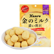 甘乐（kanro）日本进口糖果 北海道牛奶糖炼乳原味奶糖 袋装休闲零食 原味牛奶糖19颗